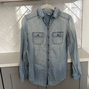 BP distressed denim shirt